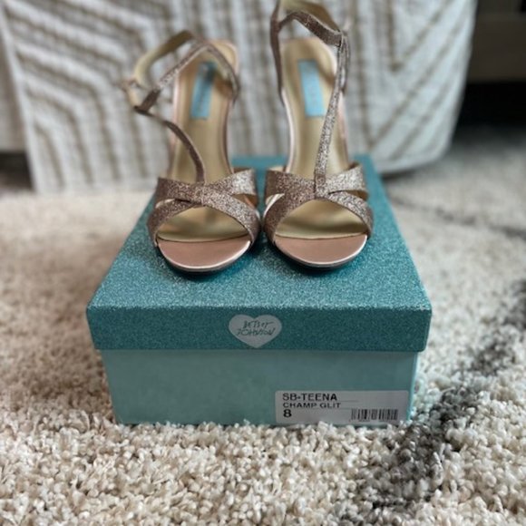 Blue by Betsey Johnson SB-Teena in Champagne in Women's Size 8 - Picture 8 of 8